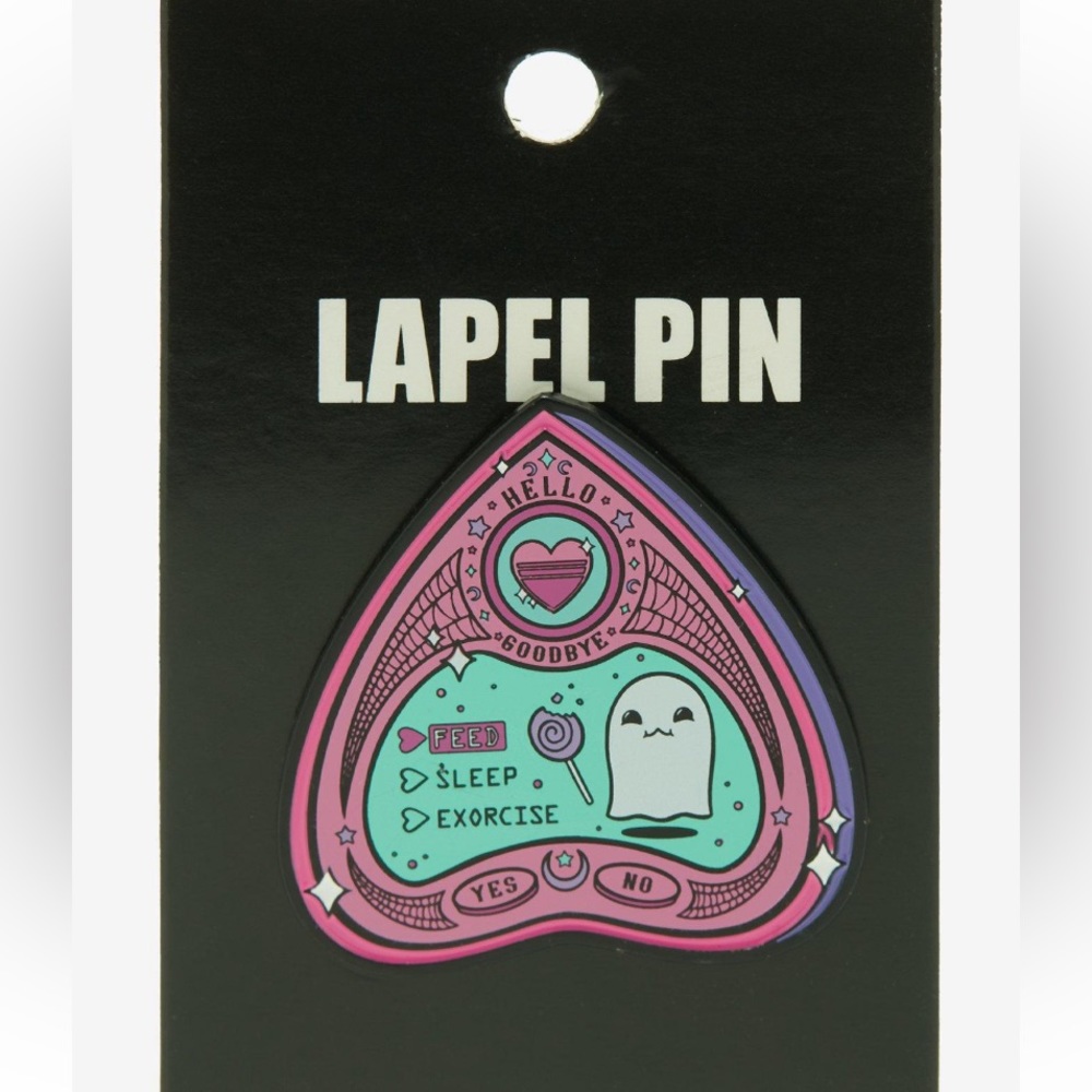 Ghost Planchette Tech Pet Enamel Pin Hot‎ Topic